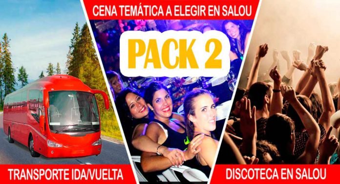 Pack Descuento 2 para las Despedidas Salou