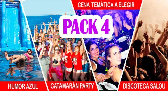 Pack Descuento 4 para las Despedidas Salou
