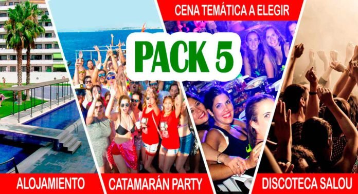 Pack Descuento 5 para las Despedidas Salou