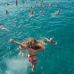 Baño en alta mar Salou