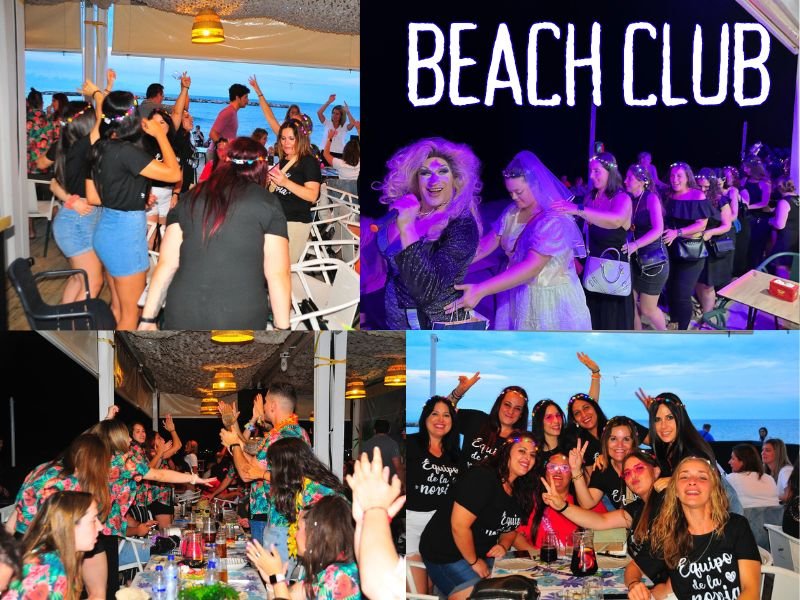 Fiestas Salou 2026 | Despedidas de Soltero y Soltera - La Millor Farra Cena Beach Club Salou - Despedidas de Soltera