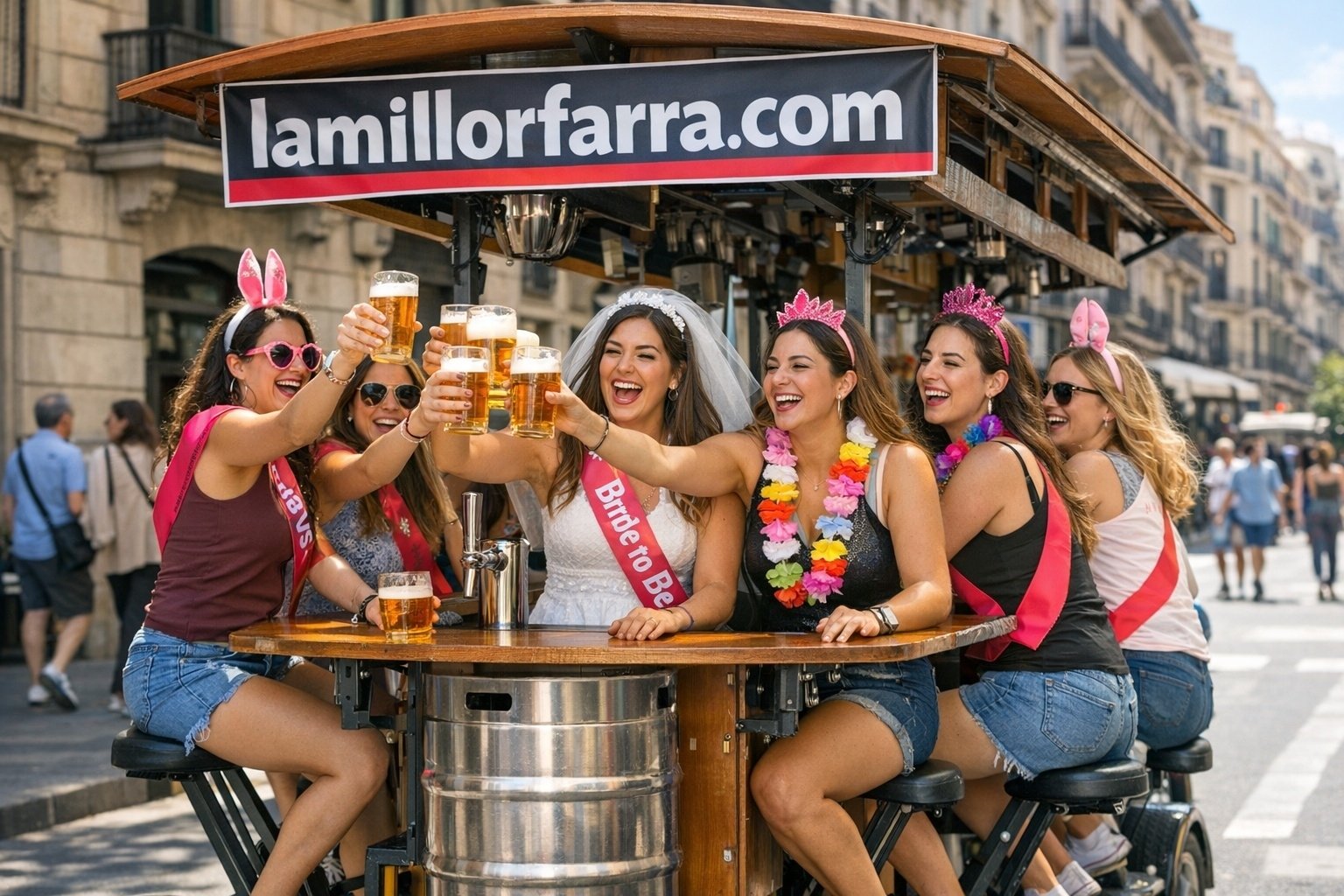 Bicibirra para despedidas en Salou 2026: ruta en grupo con buen ambiente