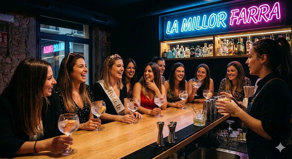 Cata Gintonics Despedidas Salou 2026: degustación guiada de gin tonic