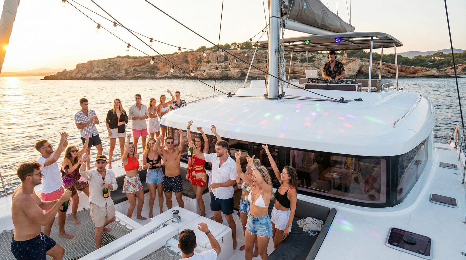 Packs despedidas Salou 2026 Pack Aventura Marina - Humor Amarillo + Fiesta en Barco + Cena + Discoteca